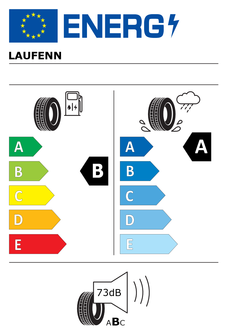 Etichetta energetica per Pneumatico LAUFENN 255/50 R19 107Y LK12A S FIT2 SUV